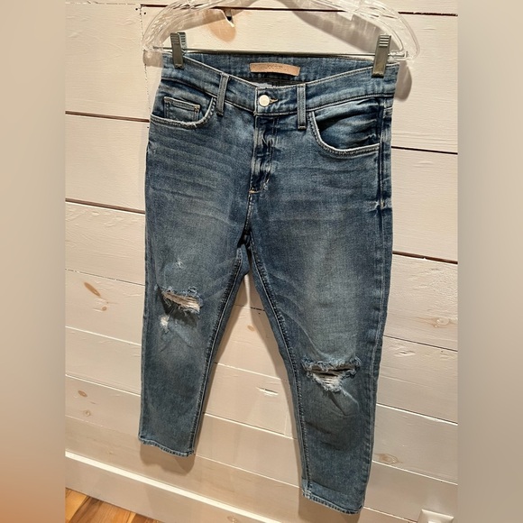Joe’s Jeans The Bobby Singular women’s  tapered Distressed Jeans, size 26, NWOT - Picture 1 of 12